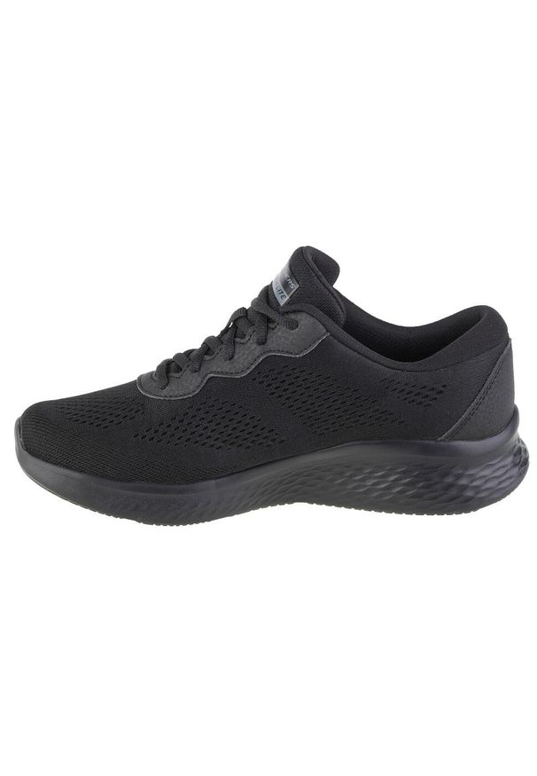 skechers - Buty do chodzenia damskie Skechers Skechlite Pro Perfect Time. Zapięcie: sznurówki. Kolor: czarny. Materiał: materiał, syntetyk, tkanina. Szerokość cholewki: normalna. Sport: turystyka piesza
