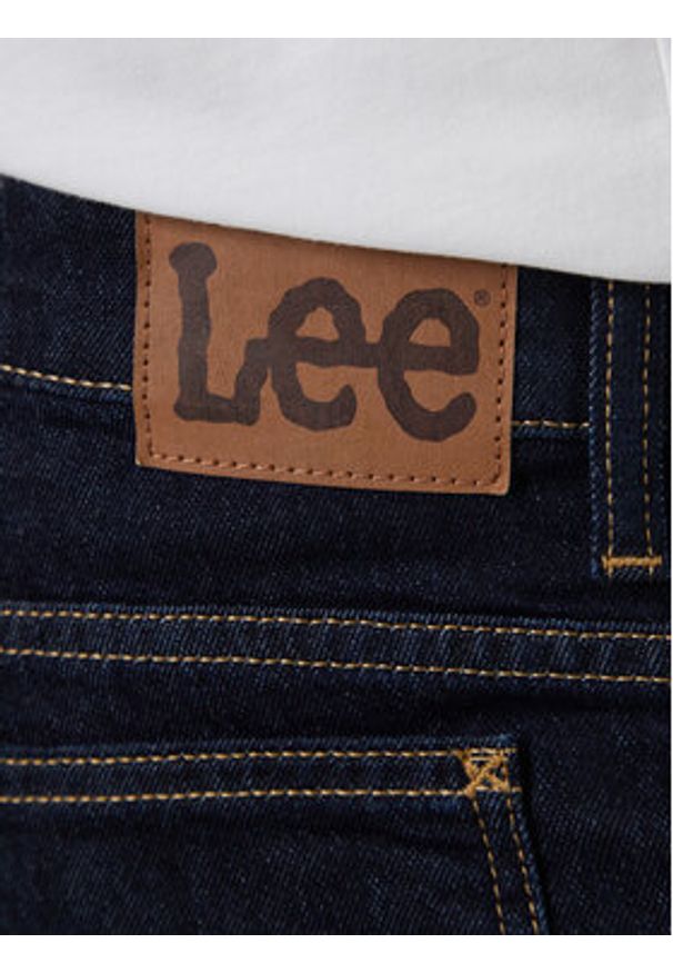Lee Jeansy Rider 112372611 Granatowy Slim Fit. Kolor: niebieski