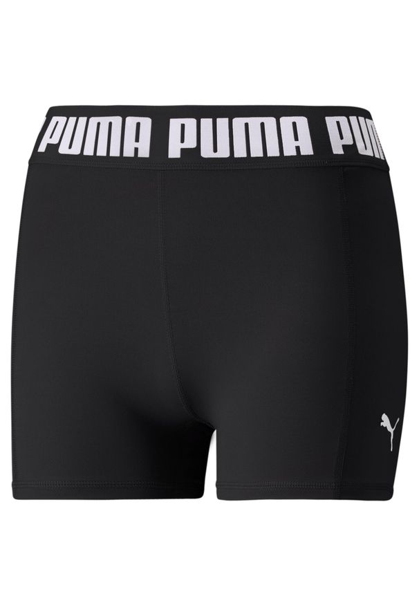 Spodenki fitness damskie PUMA Train Puma Strong 3" Tight. Kolor: czarny. Sport: fitness