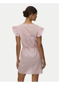 Vero Moda Sukienka letnia Line 10346970 Różowy jasny Oversize. Kolor: różowy. Materiał: bawełna. Sezon: lato. Typ sukienki: oversize #4
