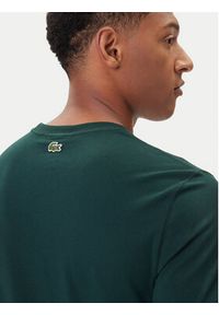 Lacoste T-Shirt TH5634 Zielony Regular Fit. Kolor: zielony. Materiał: bawełna #4