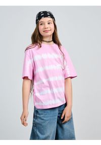 Sinsay - Koszulka tie-dye - wielobarwny