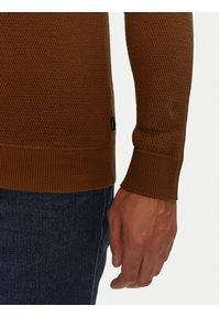 Jack & Jones Sweter 12264668 Brązowy Regular Fit. Kolor: brązowy. Materiał: bawełna #6