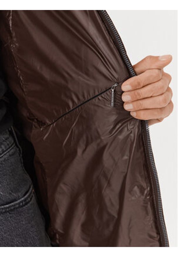 Hetrego - Hetregó Kurtka puchowa Hanna 8M602F 22WD02 Brązowy Regular Fit. Kolor: brązowy. Materiał: syntetyk. Sezon: zima