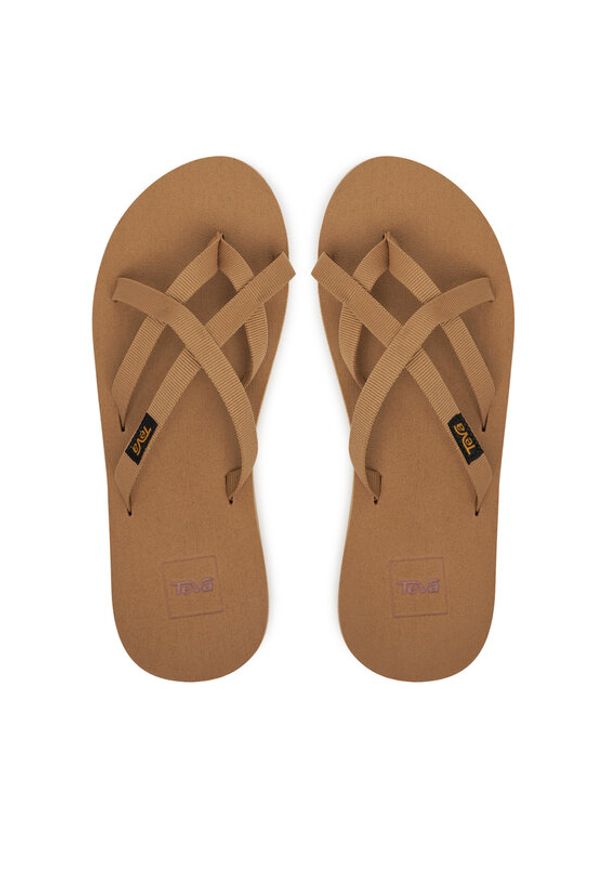 Teva Japonki Olowahu 6840 Brązowy. Kolor: brązowy. Materiał: materiał