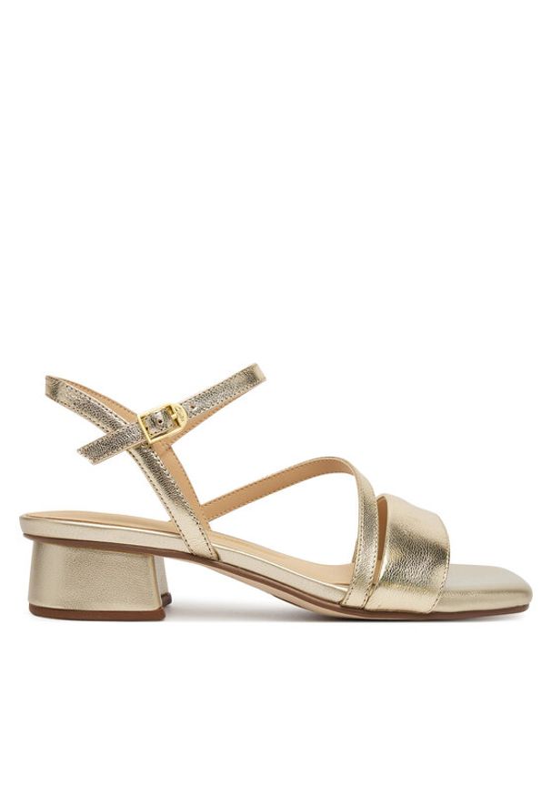 Clarks Sandały Serina35 Strap 26186120 Złoty. Kolor: złoty. Materiał: skóra