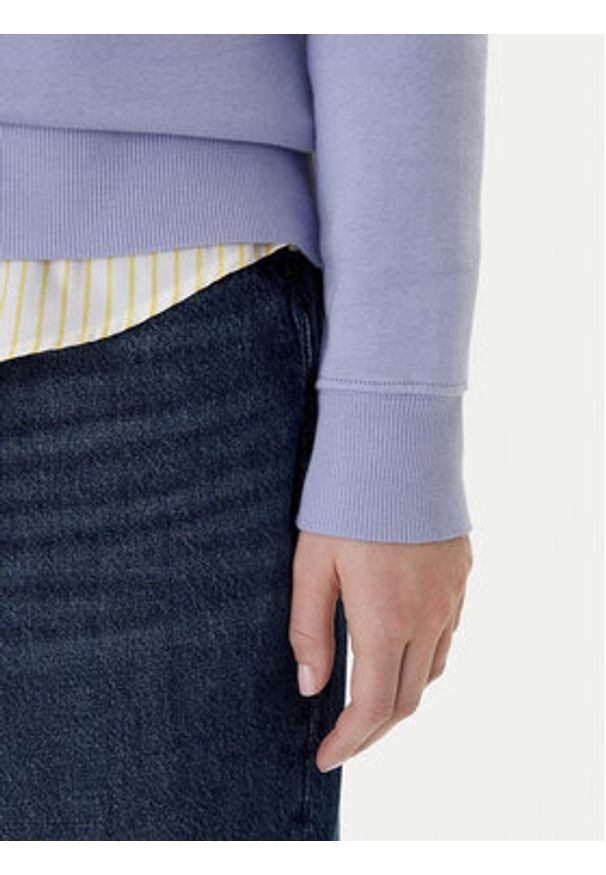 Tommy Jeans Bluza Flag DW0DW19959 Niebieski Regular Fit. Kolor: niebieski. Materiał: bawełna