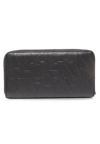 Armani Exchange Duży Portfel Damski 948451 CC793 00020 Czarny. Kolor: czarny. Materiał: skóra