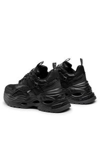 Buffalo Sneakersy Triplet Hollow BN16307471 Czarny. Kolor: czarny. Materiał: skóra
