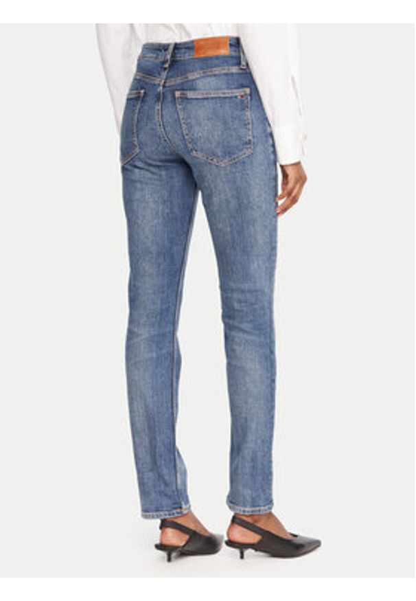TOMMY HILFIGER - Tommy Hilfiger Jeansy Kris WW0WW46722 Niebieski Slim Fit. Kolor: niebieski