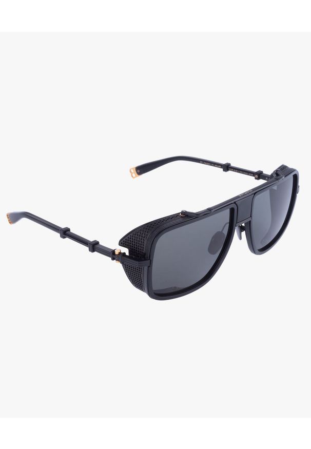 Balmain - BALMAIN - Czarne okulary przeciwsłoneczne O.R.. Kolor: czarny