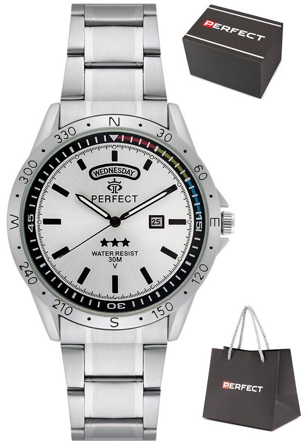 Zegarek Perfect B937-01 męski sportowy czytelny .. Styl: sportowy