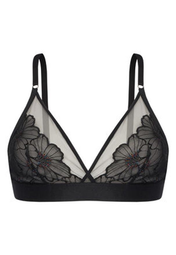 Chantelle Biustonosz braletka Lush C22OPF Czarny. Kolor: czarny. Materiał: syntetyk