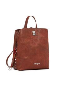 Desigual Plecak Dejavu Sumy Mini 25SAKP02 Brązowy. Kolor: brązowy. Materiał: skóra