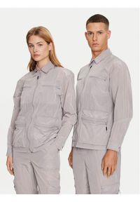 Rains Koszula Kano Overshirt 19220 Szary Regular Fit. Kolor: szary. Materiał: syntetyk