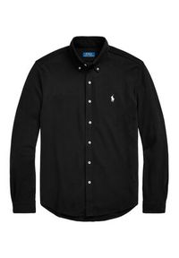 Polo Ralph Lauren Koszula 710654408089 Czarny Regular Fit. Typ kołnierza: polo. Kolor: czarny. Materiał: bawełna #2