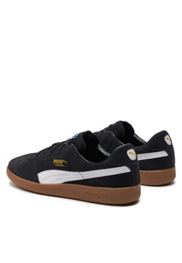 Puma Sneakersy Handball 106695-02 Czarny. Kolor: czarny. Materiał: skóra, zamsz. Sport: piłka ręczna