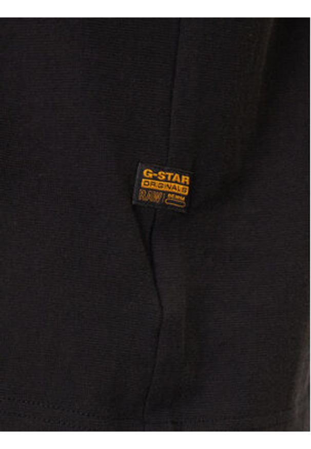 G-Star RAW - G-Star Raw T-Shirt Base D26817-D593 Czarny Boxy Fit. Kolor: czarny. Materiał: bawełna