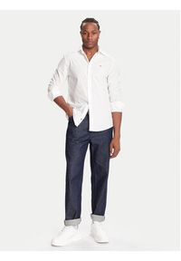 Tommy Jeans Koszula DM0DM22026 Biały Regular Fit. Kolor: biały. Materiał: bawełna