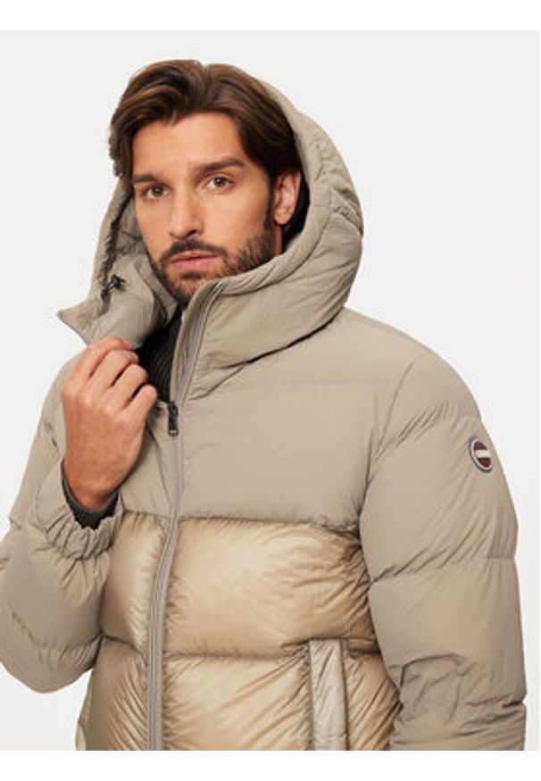 Colmar Kurtka puchowa 1224 5YP Beżowy Regular Fit. Kolor: beżowy. Materiał: syntetyk