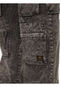 Alpha Industries Spodnie cargo 148022 Szary Regular Fit. Kolor: szary. Materiał: bawełna