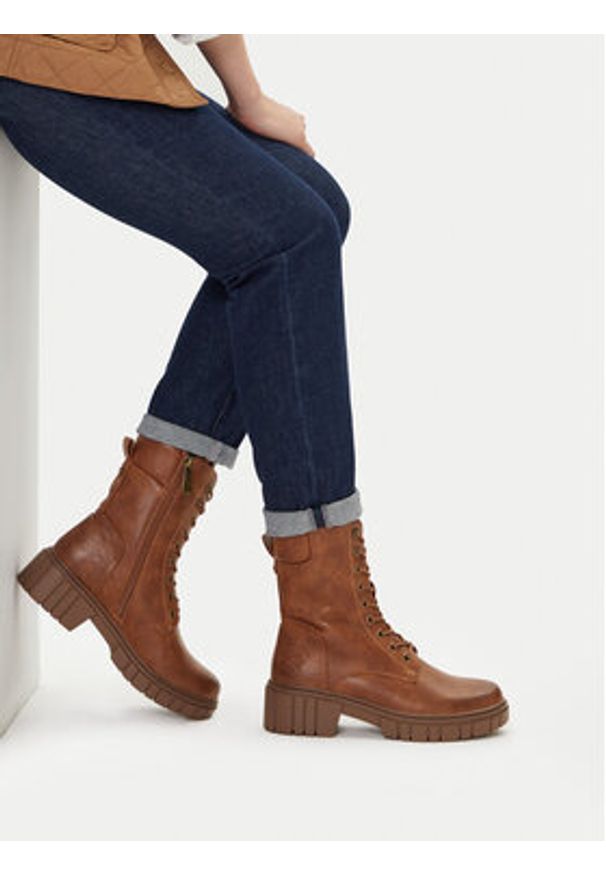 Beverly Hills Polo Club Trzewiki CEO-WS6637-01 Brązowy. Kolor: brązowy. Materiał: materiał