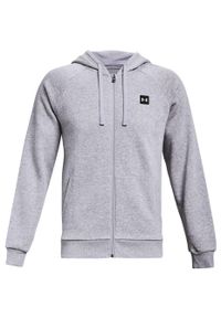 Bluza sportowa męska Under Armour Rival Fleece FZ Hoodie. Kolor: szary. Styl: sportowy