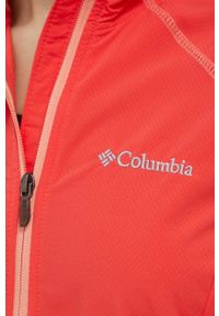 columbia - Columbia kurtka outdoorowa Sweet As II kolor pomarańczowy przejściowa. Kolor: pomarańczowy. Materiał: materiał, softshell, tkanina. Długość rękawa: raglanowy rękaw