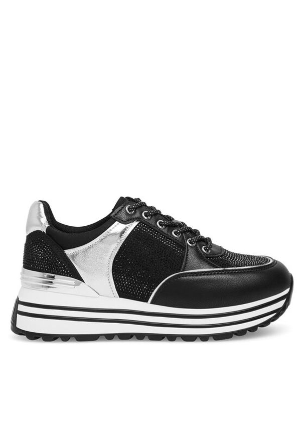 Eva Minge Sneakersy WYL3795-1 Czarny. Kolor: czarny