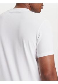 Karl Lagerfeld - KARL LAGERFELD T-Shirt 755042 553235 Biały Regular Fit. Typ kołnierza: dekolt w karo. Kolor: biały. Materiał: bawełna #3