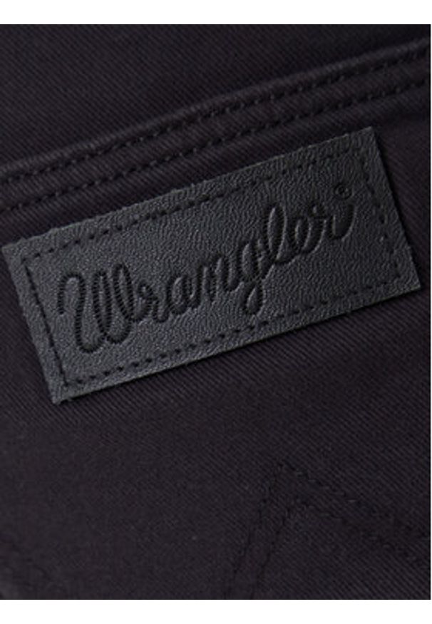 Wrangler Jeansy Larston 112371641 Czarny Tapered Fit. Kolor: czarny
