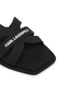 Karl Lagerfeld - KARL LAGERFELD Klapki Jelly IV KL80025 Czarny. Kolor: czarny