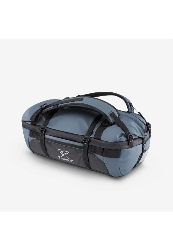 SIMOND - Torba trekkingowa Simond Duffel 500 Extend 30-40 litrów. Kolor: szary. Materiał: tkanina, materiał. Sport: turystyka piesza