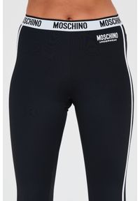 MOSCHINO Czarne damskie legginsy, Rozmiar S. Kolor: czarny #4