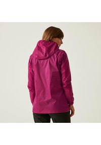 Regatta - Kurtka trekkingowa damska Pack It Jacket III kieszonkowa przeciwdeszczowa. Kolor: różowy. Materiał: softshell. Sport: turystyka piesza #2