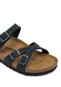 Birkenstock Klapki Franca 1021203 Czarny. Kolor: czarny. Materiał: skóra #3