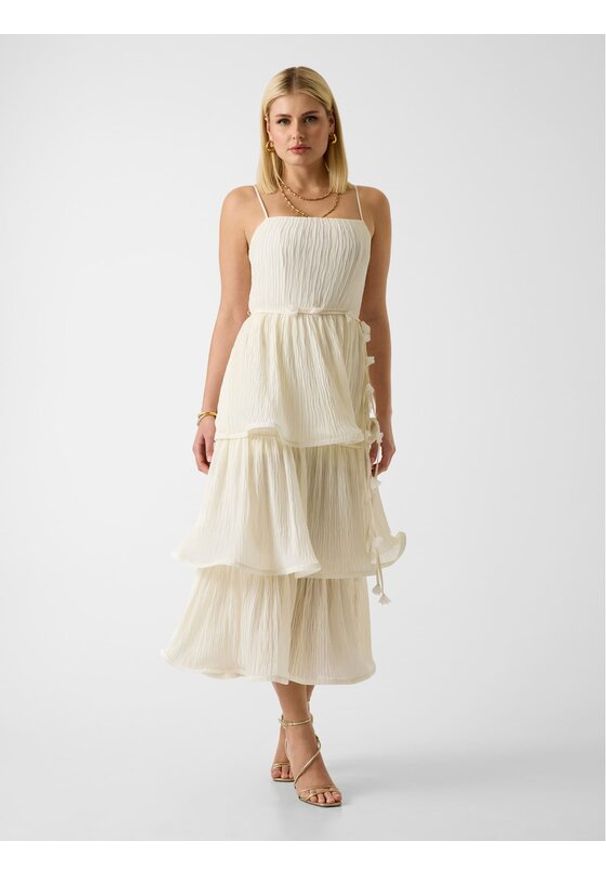 Guess Sukienka codzienna 181309 Biały Classic Fit. Okazja: na co dzień. Kolor: biały. Typ sukienki: proste. Styl: casual