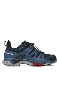 salomon - Salomon Sneakersy X Ultra 4 GORE-TEX L47376500 Granatowy. Kolor: niebieski. Materiał: materiał, mesh. Technologia: Gore-Tex #1