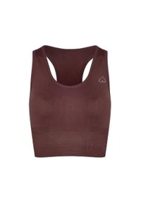 BESHAPED - Stanik Sportowy BeShaped Body Boost Regulowany. Kolor: brązowy. Materiał: nylon