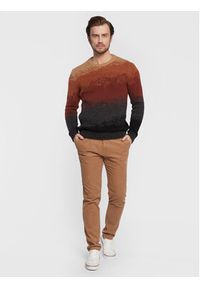Sisley Sweter 113RT1018 Kolorowy Regular Fit. Materiał: syntetyk. Wzór: kolorowy #2