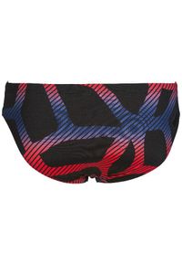 Kąpielówki slipy męskie na basen Arena Spider Brief. Kolor: czerwony, czarny, wielokolorowy
