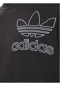 Adidas - adidas Bluza adicolor Outline Trefoil IU2350 Czarny Loose Fit. Kolor: czarny. Materiał: bawełna #4
