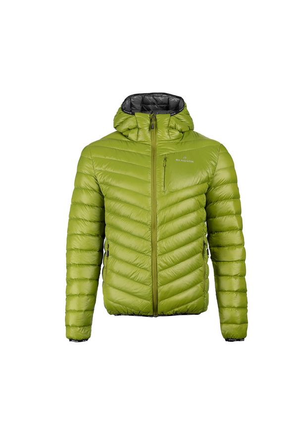Bergson - Kurtka puchowa męska Celsius2. Kolor: zielony. Materiał: puch. Sport: turystyka piesza