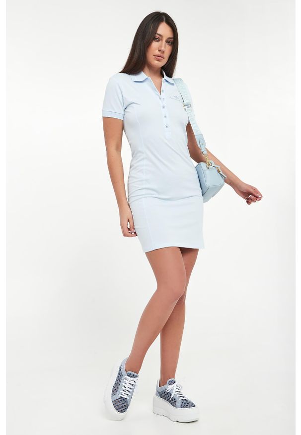 Aeronautica Militare - Sukienka z kołnierzem polo AERONAUTICA MILITARE. Typ kołnierza: polo