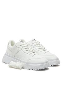 Guess Sneakersy Palermo Low FMFPLO ELE13 Biały. Kolor: biały. Materiał: skóra #5