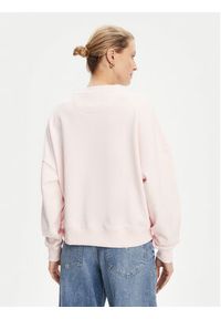 Guess Bluza W5YQ04 KC8I0 Różowy Regular Fit. Kolor: różowy. Materiał: bawełna #3