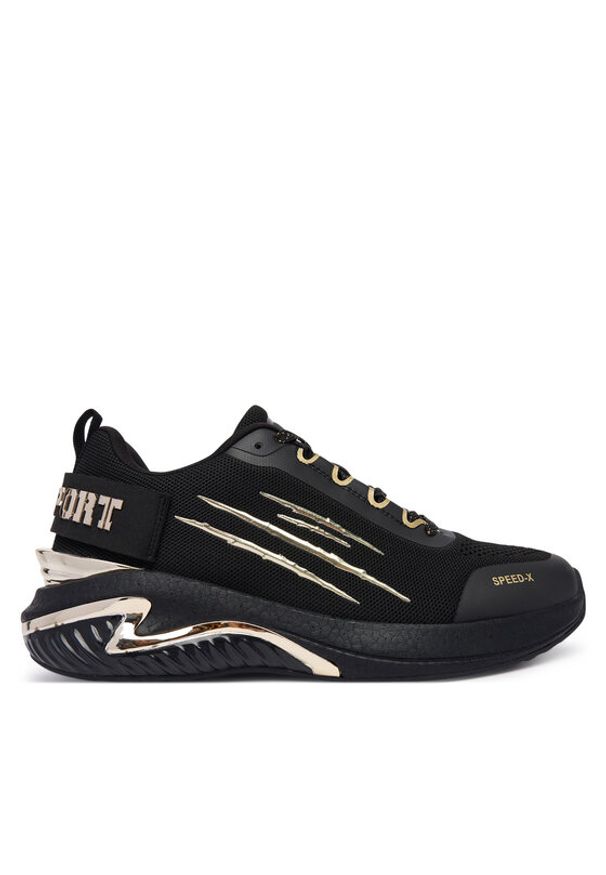 Plein Sport Sneakersy FAES USC0779 STE003N Czarny. Kolor: czarny. Materiał: materiał