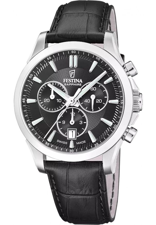 Zegarek Festina Zegarek męski Festina F20094-5 czarny. Kolor: czarny