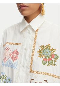 Weekend Max Mara Koszula Fonte 2615111022 Kremowy Relaxed Fit. Kolor: kremowy. Materiał: bawełna #2