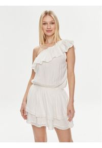 Melissa Odabash Sukienka letnia Debbie CR Biały Regular Fit. Kolor: biały. Materiał: wiskoza. Sezon: lato #1